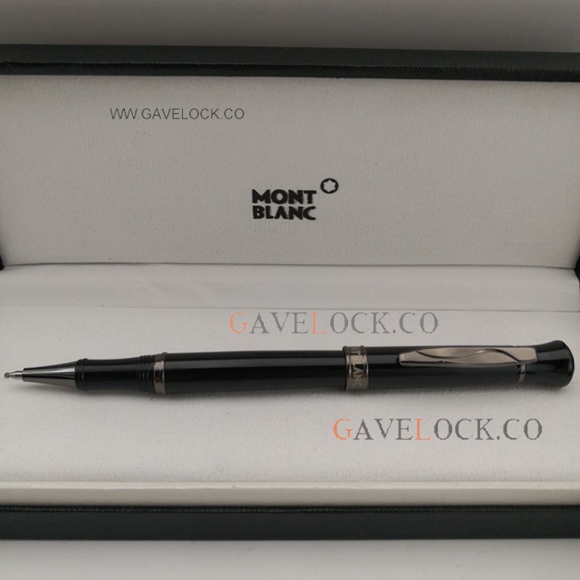 Montblanc Meisterstuck Black & Brown Clip Replica Pen